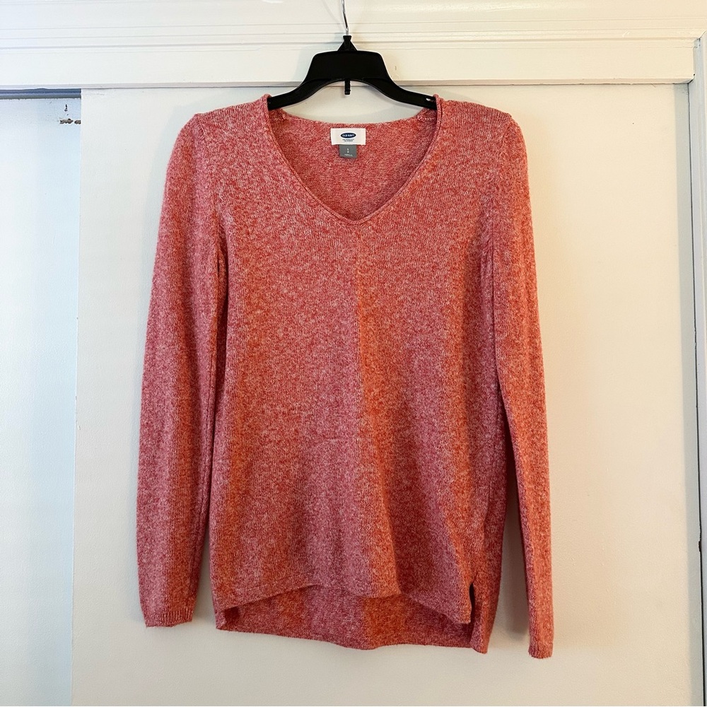 Old Navy Marled Red Sweater